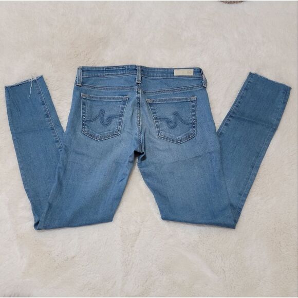 Adriano Goldschmied AG The Legging Super Skinny Ankle Jeans Size 27 x 28 Inseam - Picture 4 of 10